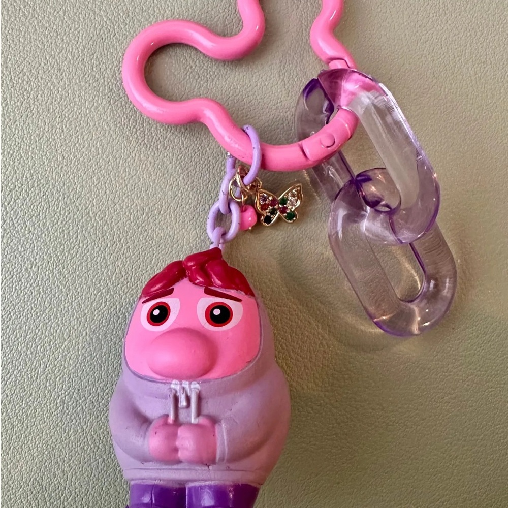 Inside Out’s Embarrassment Bag Charm with Rhinestone butterfly